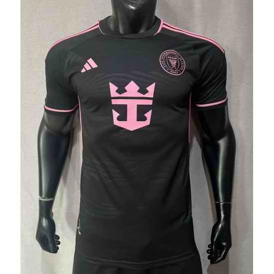 Men 2024 Soccer Jersey Miami Black